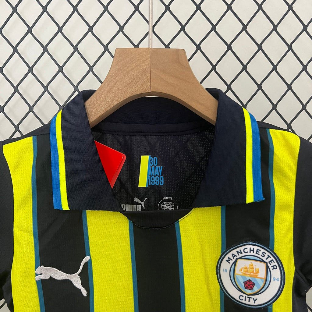 Manchester City Extérieur Ensemble Enfants 24/25 - Pitch Kits