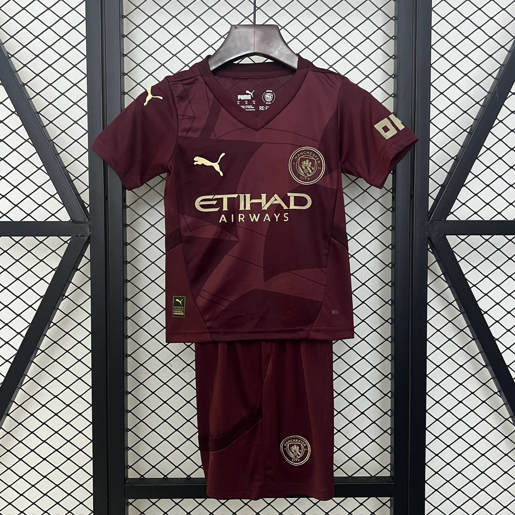 Manchester City Ensemble Enfants Third 24/25 - Pitch Kits