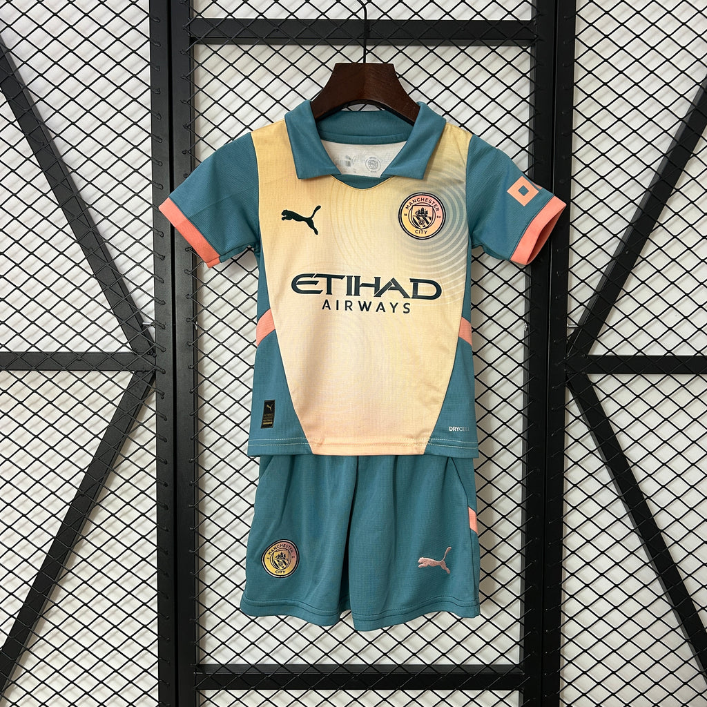 Manchester City Ensemble Enfants Fourth 24/25 - Pitch Kits